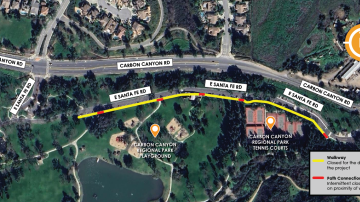 Carbon Canyon Walkway Improvements