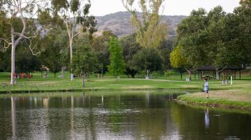 Fishing at Carbon Canyon Regional Park
