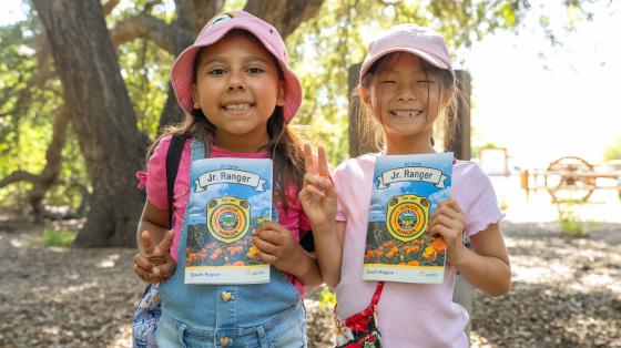 Participants of the OC Parks Jr. Ranger Program.
