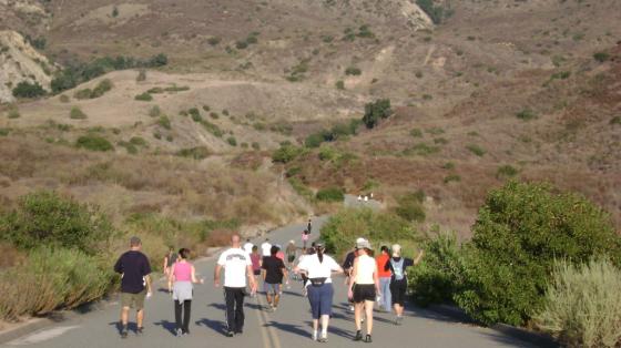 After work fitness hike