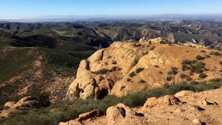 A view from Mini Moab overlooking Fremont Canyon