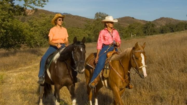 Horseback riders in the Irvine Ranch Open Space