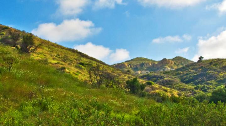 A view of Weir Canyon