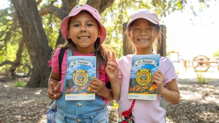 Participants of the OC Parks Jr. Ranger Program.