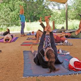 Morning Yoga Hike in Baker Canyon