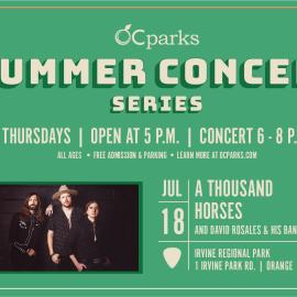 OC Parks Summer Concert Series A Thousand Horses on July 18