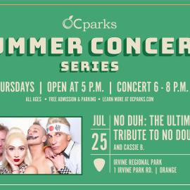 OC Parks Summer Concert Series No Duh: The Ultimate Tribute to No Doubt on July 25