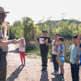 Jr. ranger oath Laguna Coast 