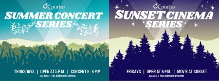 OC Parks Summer Concert Series and Sunset Cinema Series