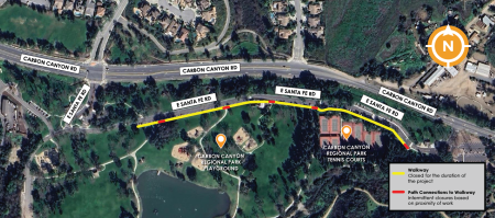 Carbon Canyon Walkway Improvements