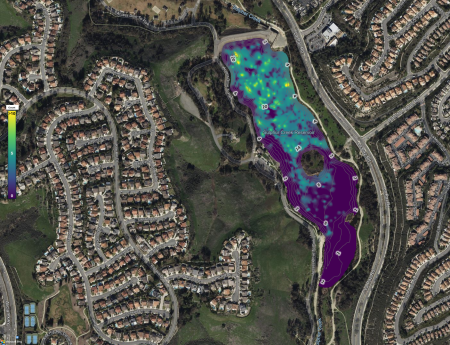 Laguna Niguel Lake Hydroacoustic Map