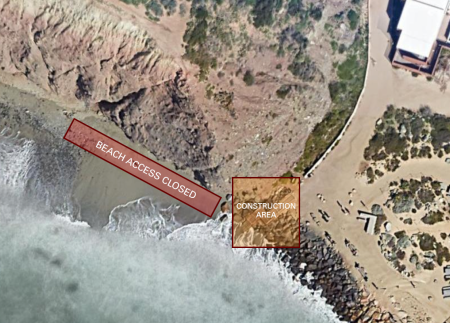 Beach Stair Cage Replacement Project at Dana Point Harbor